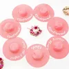 Bachelorette Party Hats Floppy Sun Beach Custom Vacation Hat Bridal Bridesmaid Pink Straw Tan 240309