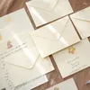 Ensemble de papeterie cadeau (4 feuilles de papier de style vintage, 2 enveloppes), écriture de lettres rétro pour invitations à des fêtes d'amour