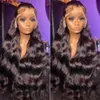 Synthetic Wigs Body Wave Transparent 13x6 HD Lace Front Human Hair Wigs Remy Raw Indian Wavy 13x4 Lace Frontal Wig For Women 5x5 Glueless Wig 240328 240327