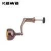 Accessories KAWA New Fishing Reel Handle With Alloy Knobs for 10003000 Spinning Reels Handle Shaft Is 6 Edges Fishing Tackle Accessory