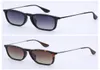 Güneş gözlüğü en kaliteli chris gerçek polarize lensler erkek kadınlar kahverengi veya siyah deri kılıf paketleri perakende aksesuarları 1801970