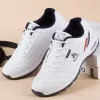 Shoe New Waterproof Golf Shoes Spikless Men Outdoor Training Golf Sneakers For Men Spring Summer Anti Slip Sport Sneakers