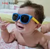 Lunettes de soleil polarisées pour enfants, pour garçons et filles, en Silicone, cadeau de sécurité pour enfants et bébés, UV400, Vintage, 5954693