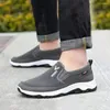 Zapatos para caminar hombres centavo bote deportes transpirables para correr zapatillas de deporte se deslizan cómodas para actividades al aire libre