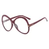 Armação de óculos para mulheres e homens, novas lentes personalizadas anti-luz azul, elegantes, grandes e modernas, pequenas
