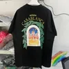 رجال tshirts 2024 الصيف casablanca tshirts خطاب عالية الجودة طباعة الأكمام قصيرة الأكمام كاسا بلانكا القطن فضفاضة tirt للرجال النساء 230731