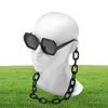 Sunglasses Cool Large Oversized Women Retro Brand Designer Big Chain Sun Glasses Female Shade Eyewear Hexagon UV400 style3869793