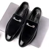 HBP Non-Brand New Design Soft Suede Patent Leather Casual Dress Shoes Oxfords Loafers Formal Wedding Mens Shoes