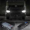 Diecast Model Cars 1/28 Arocs Unimog Alloy Motorhome Touring Car Model Diecast Metal Off-road RV Vehicles Model Sound and Light Children Toy GiftL2403