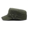 Visiere calde per unisex colore puro cappello da nonno berretto con visiera visiera uomo donna flat top protezione solare sport