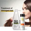 Strumenti Shampoo Brasiliano 5% 8% 12% Trattamenti per capelli alla cheratina Raddrizzamento dei capelli ricci Levigatura Riparazione dei danni alla cheratina Prodotti per la cura dei capelli