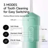 Doustne irygatory Przenośne zębów do zębów zębów Zlew ładujący IPX7 Wodoodporny wyposażenie dentystyczne J240318