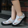 Sandals Genuine Leather Children Summer Platform Sandals for Kids Girls Boys Sport Gladiator Slippers Toddler Casual Shoes Flats SneakerC24318