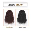 Huaya Synthetic Corn Wave Clip hashs Topper Clip in Hair S Fake Hair for Women Hairpiece 240314