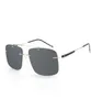 Modedesigner Sports solglasögon för män Kvinnor Rimless Frame för att köra Fishing Golf Surf Driving Rectangular Polarized Ti5177442