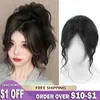 Synthetic Wigs Fake Fringe Air Bangs Natural Forehead Hair Bangs Clip In Hair Synthetic Hair Piece Wigs For Women Hair Styling Tools 240328 240327