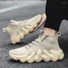 Casual Schoenen INS Heren Hoge Sok Sneakers Mesh Ademend Hardlopen Voor Mannen Ultra Lichte Zomer Outdoor Mode Zapatillas Aankomst