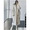Женское пальто из искусственного меха, элегантное белое пальто с плюшевым мишкой 2023, высокое качество, средней длины, свободная теплая шерсть, профиль волос альпаки, модная куртка 231116 Dr Otjfi
