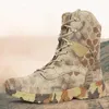 HBP Non-Merk Heren Combat Hoge Enkellaarzen Camo Outdoor Training Wandeluitrusting Desert Tactical