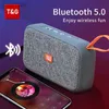 Portabla högtalare TG506 PORTABLE Bluetooth -högtalare Mini Wireless Outdoor Indoor HIFI Sound Box Support TF Card FM Radio Aux Speaker 24318