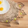 楽しい形の卵型セット - 子供と大人のための焦げ付きのない耐熱卵リングの朝食 -  5のパック