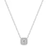 Chains Selling S925 Sterling Silver Necklace With Diamond Pendant Small And Minimalist Design Stylish Texture
