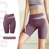 Pantaloni attivi Tuta sportiva casual abbinata ai colori Fitness traspirante ad asciugatura rapida Donna yoga nuda ad alta elasticità