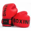 Protective Gear 3-12 Years Old Kids Boxing Gloves Professional Training Gloves Kickboxing Accessories Children Gym Home Indoor Training yq240318