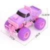 Electric/RC Car Pink Rc Remote Control Car Electric Drive Off-road Big Wheel High Speed Mountain Truck Girl Toys For Childrens Holiday GiftsL2403