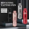 Rocket Mini Tattoo Pen Rotary Gun Motor Machine för RCA Socket Battery Power Permanent Makeup Supplies 240311