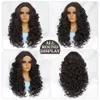 Parrucca riccia marrone nero Parrucche anteriori in pizzo sintetico per le donne Glueless Bionda Arancione Parrucca in pizzo femminile 13X4X1 Capelli Cosplay Uso quotidiano 240305