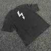 T-shirt da uomo Frog Drift Marilyn Manson Lightning Grafica stampata Abbigliamento da strada T-shirt da uomo casual allentata retrò J240316