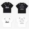 남자 T 셔츠 개구리 드리프트 스트리트웨어 패션 브랜드 기능 스타일 캐주얼 인쇄 의류 대형 느슨한 탑 티 셔츠 남성용
