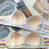 BRAS DOPAMINE GIRLS SEXY BRA RAINBOW STUDENTER underkläder BRALETTE små bröst ingen underwire tillväxt kvinnor underkläder sömlösa