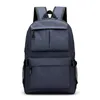 Fashion Uomini di grande capacità Student Bag della borsa per la scuola Studente Simple Backpack per computer per leisure di grande capacità 040724