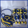 Combinazione di prua uniforme scolastica di nuovo stile con vibranti clip per capelli, fasce per capelli e fasce per bambini.