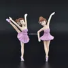 Miniatur-DIY-Puppenhaus-Ornament, Mikro-Landschaft, Garten-Mädchenfiguren, Ballerina, tanzendes Mädchen 240306