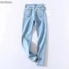 Damesjeans Vintage Skinny Vier Knoppen Hoge Taille Potlood Jeans Dames Slim Fit Stretch Denim Broek Volledige Lengte Denim Strakke BroekC24318