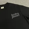 Break Planet Shirt Top Quality BP Shirts 캐주얼 간단한 클래식 폼 로고 인쇄 부러진 행성 셔츠 고품질면 슬리브 자수 티셔츠 티 155