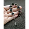 Strand Old Silver Inlaid Color-Changing Stone Women's Tibetan Hand Wholesale Bracelet