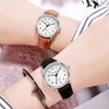 Montres-bracelets 2024 Mode Simple Numéro Quartz Montre Femmes Loisirs Vintage Cuir Dames Horloge Montres