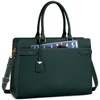 Duffel Bags Ladies Laptop Bag 15.6 Inch Genuine Leather Handbag Waterproof Computer Briefcase Business Office Large Capacity
