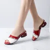 Botas sandalias y zapatillas verano para mujeres 2021 Nuevo tacón grueso moda damas zapatillas midheel zapatos de alta calidad de alta calidad