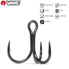 Fishhooks Oryginalne VMC 7548BN HOKY FISHIBLE 5PC/LOT 1/2/4/6/8/10# Wysokie węgiel stalowe haki wędkarskie