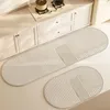 Carpets Super Absorbent Kitchen Mat Non-Slip Diatomite Rug Elliptical Simple Line Bathroom Supplies