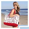 Sacos de Armazenamento À Prova D 'Água Mulher Eva Tote Grande Loja Cesta Lavável Beach Sile Bogg Bag Bolsa Eco Jelly Candy Lady Bolsas Verão Dro Dhvvw