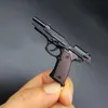 1/4 in lega 92F modello di pistola portachiavi pistola giocattolo portatile staccabile giocattolo fidget pistola finta per collezione ragazzo adulti GiftL2403