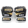 Skyddsutrustning halvfinger MMA -handskar för män pu boxning karate muay thai fri kamp sanda muay thai kämpar kick boxning träning utrustning yq240318