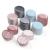 Jewelry Pouches Flannel Ribbon Surrounded Oval Ring Box Italian Velvet Spot Selling Multi-Color Simple Gift Packaging