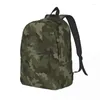 Aufbewahrungstaschen, grün, Camouflage, für Teenager, Schüler, Schule, Büchertasche, Segeltuch, Tagesrucksack, Mittelschule, mit Tasche